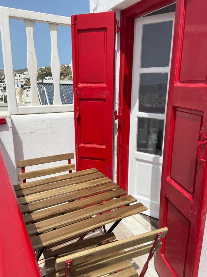 Апартаменты Elenitas Town House With Balcony And Sea View Mykonos Town Экстерьер фото